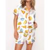 Fast Food Satin Pajama Set For Women 1