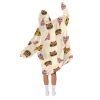 Fast Food Sweets Kittys Blanket Hoodie 2