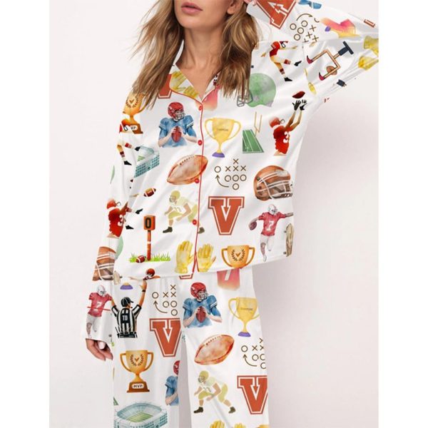 Football Pajama Set For Women 2