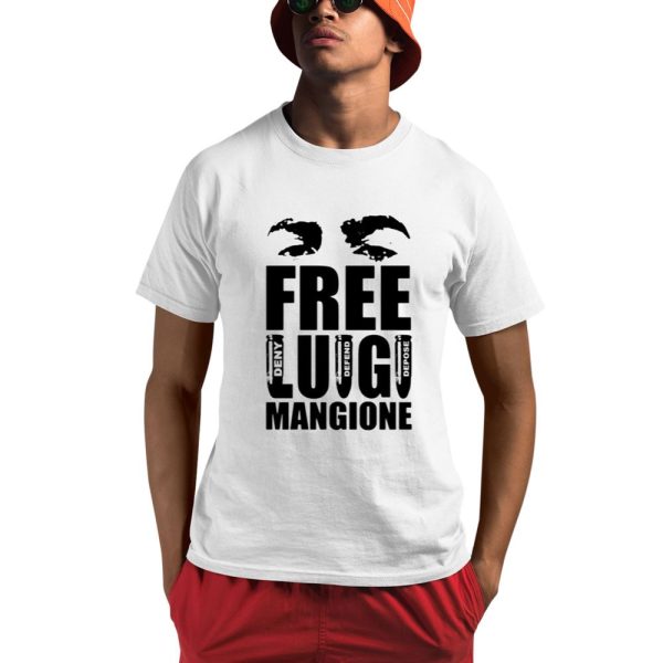 Free Luigi Mangione Deny Defend Depose Shirt 0 1