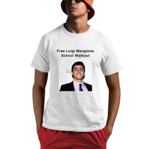 Free Luigi Mangione School Walkout Shirt 0 1