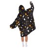 Funny Halloween Ghost Spooky Spider Blanket Hoodie 3