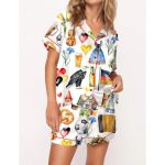 Germany Travel Satin Pajama Set For Women