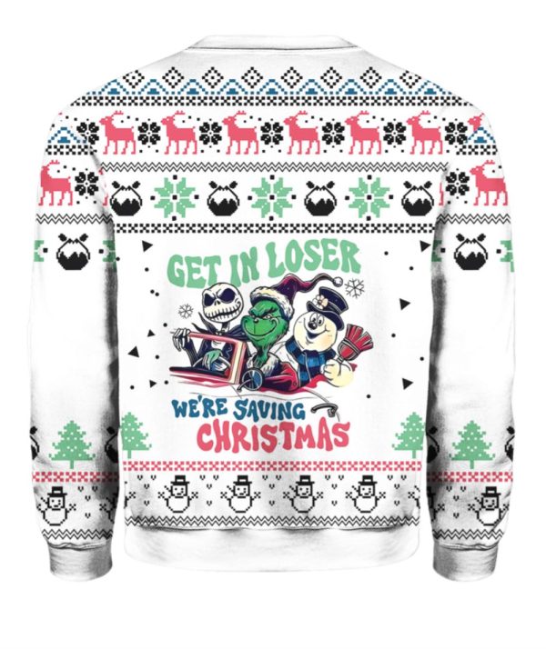 Get In Loser Christmas Ugly Christmas Sweater 2