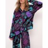 Graffiti Arcane Satin Pajama Set For Women 2