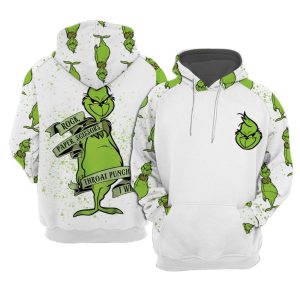 Grinch Rock Paper Scissors I Win Hoodie 1 1