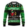 Grnch Buckle Up Butter Cup I Have Anger Issues And A Serious Dislike For Stupid People Ugly Sweater 1