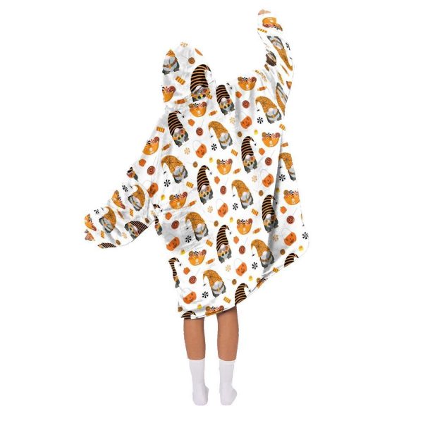 Halloween Gnome Blanket Hoodie 2