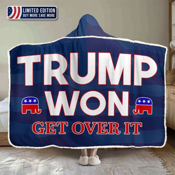 He Won Get Over It Hoodie Blanket