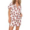 Heinz Ketchup Bottle Satin Pajama Set For Women 0