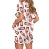 Heinz Ketchup Bottle Satin Pajama Set For Women 1