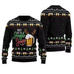 Here for the Jingle Juice Ugly Christmas Sweater