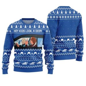 Hey Kids Look A Deer National Lampoon Christmas Sweater 1 1