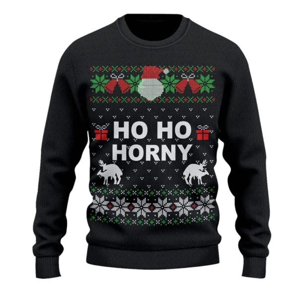 Ho Ho Horny Christmas Sweater 1 1