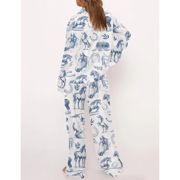 Horse Lover Pajama Set For Women 3