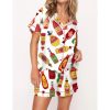 Hot Sauce Satin Pajama Set For Women 1