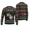 I Came in Like a Wrecking Ball Ugly Christmas Sweater 1 1