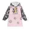 I Just Freaking Love Dogs Blanket Hoodie 1