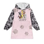 I Just Freaking Love Dogs Blanket Hoodie