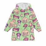 Iconic Dog Memes Blanket Hoodie