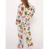 Italian Food Satin Pajama Set For Women 3