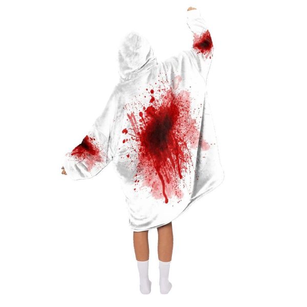 Its Not My Blood Blanket Hoodie 2