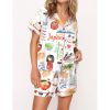 Japan Travel Satin Pajama Set For Women 1