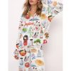 Japan Travel Satin Pajama Set For Women 3