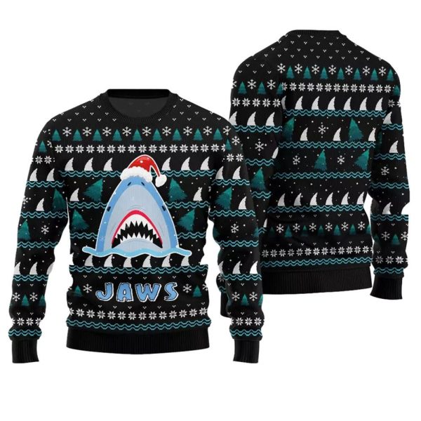 Jaws Ugly Christmas Sweater 1 1