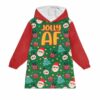 Jolly Santa Blanket Hoodie 1