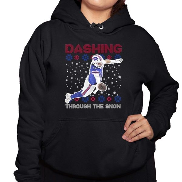 Josh Allen Dashing Through The Snow Shirt 3 1