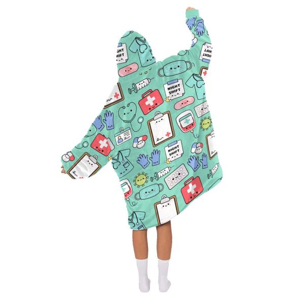 Kawaii Hospital Medical Blanket Hoodie 2