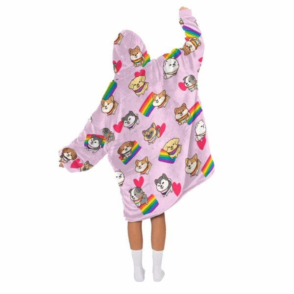 LGBTQ Puppy Blanket Hoodie 2