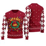 Let's Get Lit Ugly Christmas Sweater
