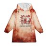 Let's Watch Horror Movies Blanket Hoodie