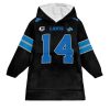 Lions St Brown 14 Football Unisex Blanket Hoodie 1 2