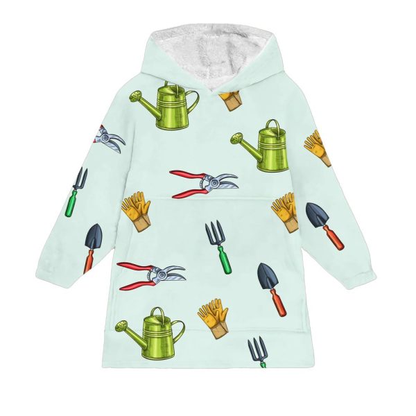 Love Gardening Blanket Hoodie 1