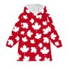 Maple Leaf Blanket Hoodie 1