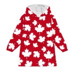 Maple Leaf Blanket Hoodie