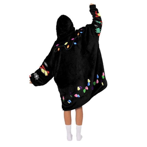 Merry Christmas Blanket Hoodie 2