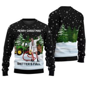 Merry Christmas Shitters Full Cousin Eddie Ugly Sweater 1 1