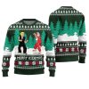 Merry Kickmas Karate Santa Ugly Xmas Sweater 1 1