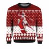 Michael Jordan Santa Playing Basketball Ugly Sweater 1