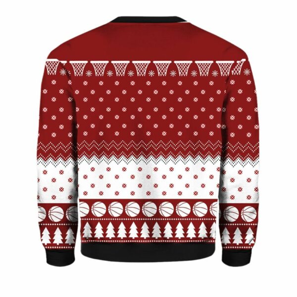 Michael Jordan Santa Playing Basketball Ugly Sweater 2