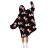 Moose Flag Blanket Hoodie 2