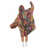 Mushroom Mystic Eyes Blanket Hoodie 2