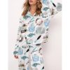 Nail Tech Satin Pajama Set For Women 3