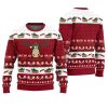 National Lampoon's Christmas Vacation Moose Ugly Christmas Sweater 1 2