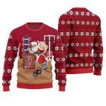 No Lift No Gift Gym Santa Ugly Christmas Sweater
