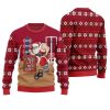 No Lift No Gift Gym Santa Ugly Christmas Sweater 1 2